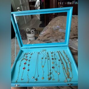 Elegant Gold and Red Women's Jewelry Set 15$ each piece